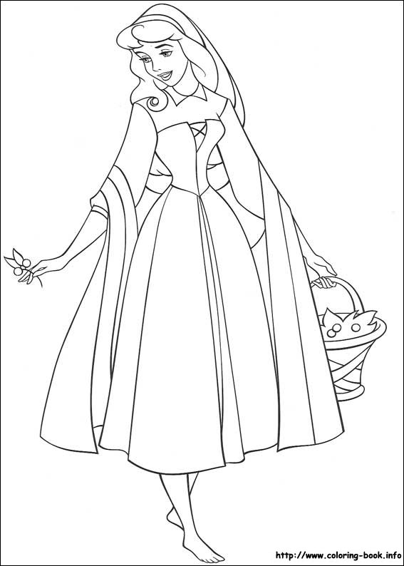 Sleeping Beauty coloring picture